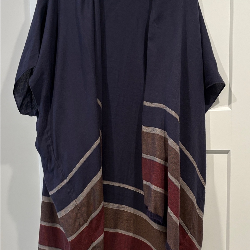Navy Striped Tunic Wrap